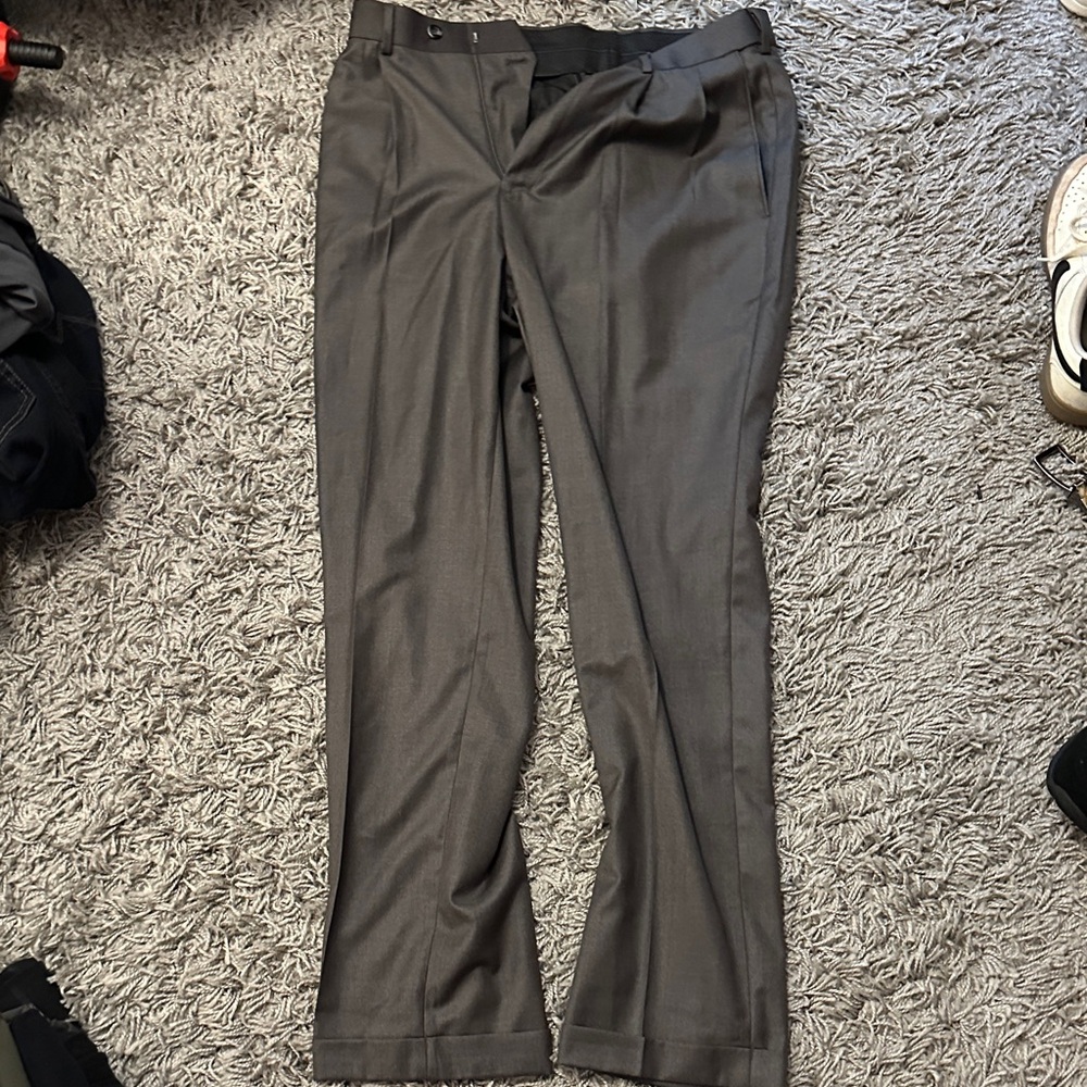 Croft & Barrow Men's Charcoal Dress Pants